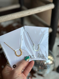 Stainless Horseshoe Necklaces