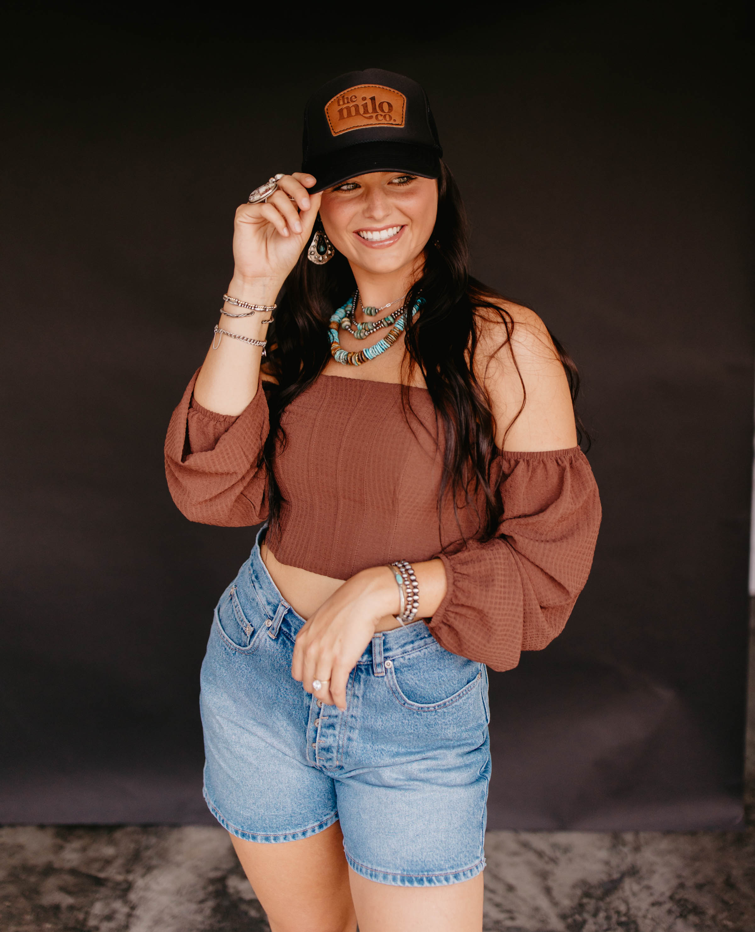 branded trucker hats