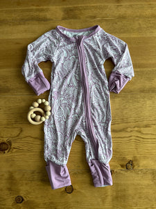 purple paisley bamboo
