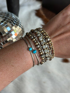 Turquoise Stacker Cuffs