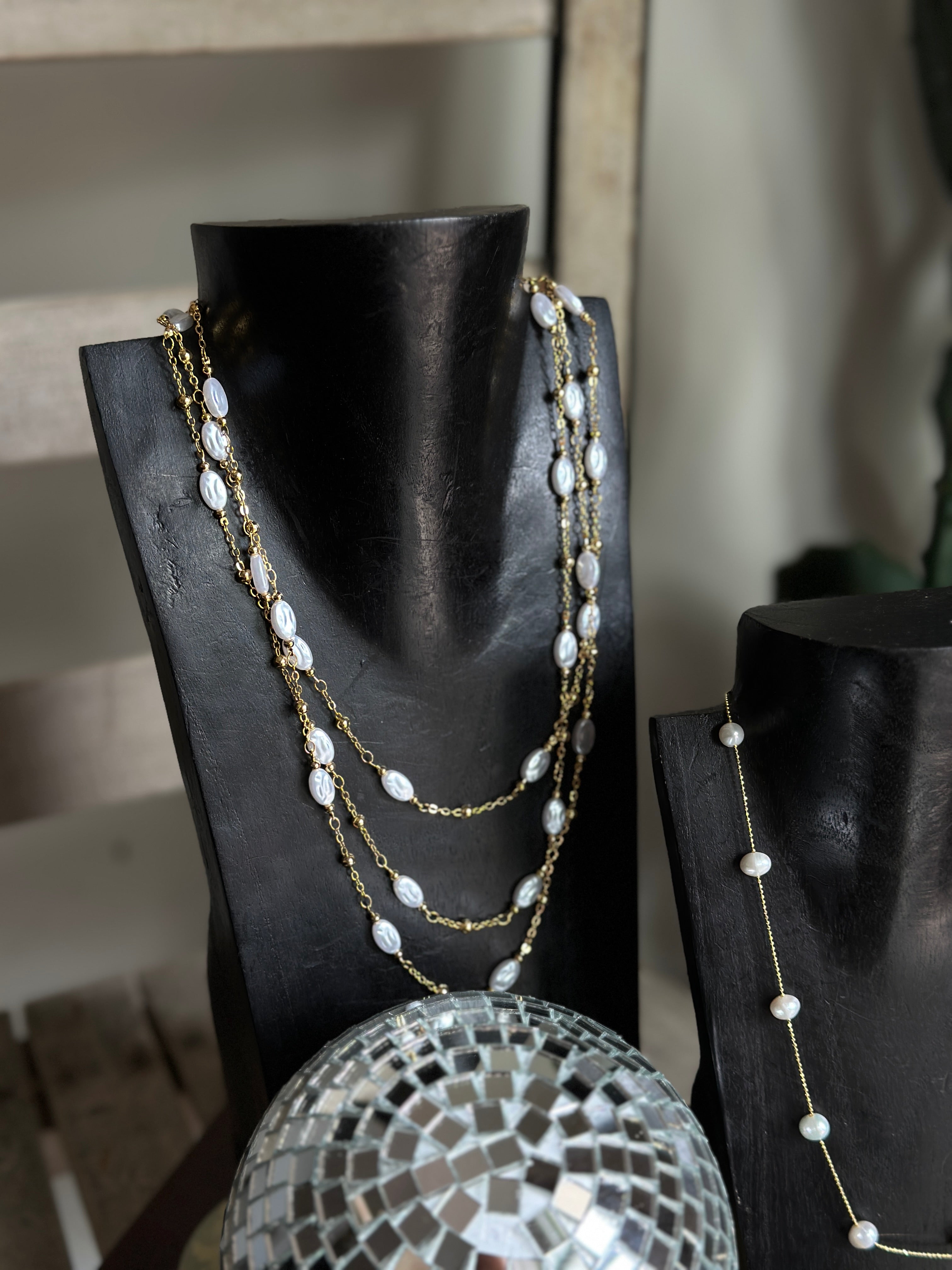 Layered Pearl Necklace