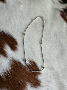 Silver Italian Anklet