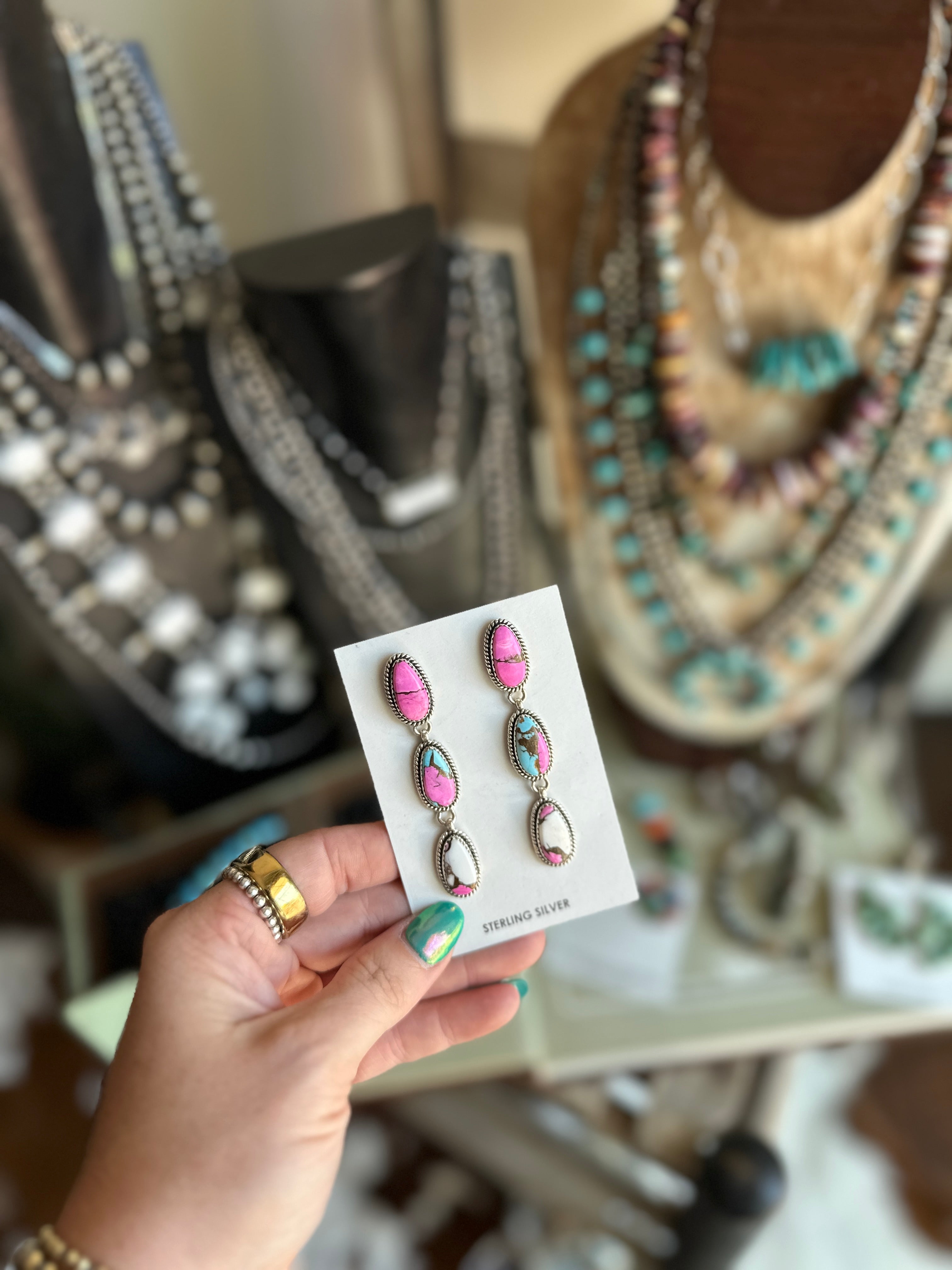 Cotton Candy Earrings