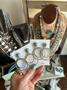 Double Hoop Studs