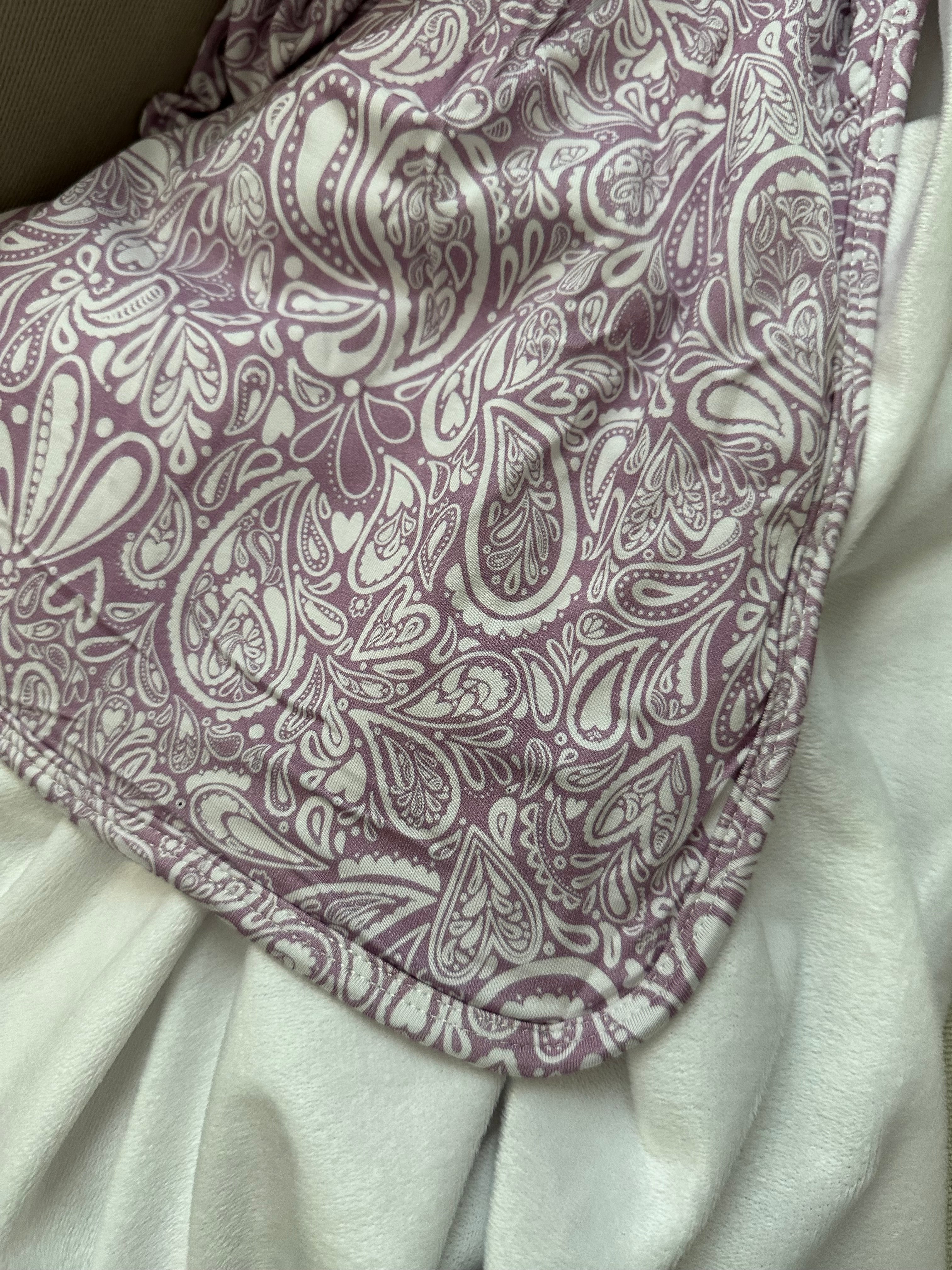 purple paisley bamboo