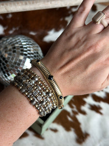 Gold + Black Cuff