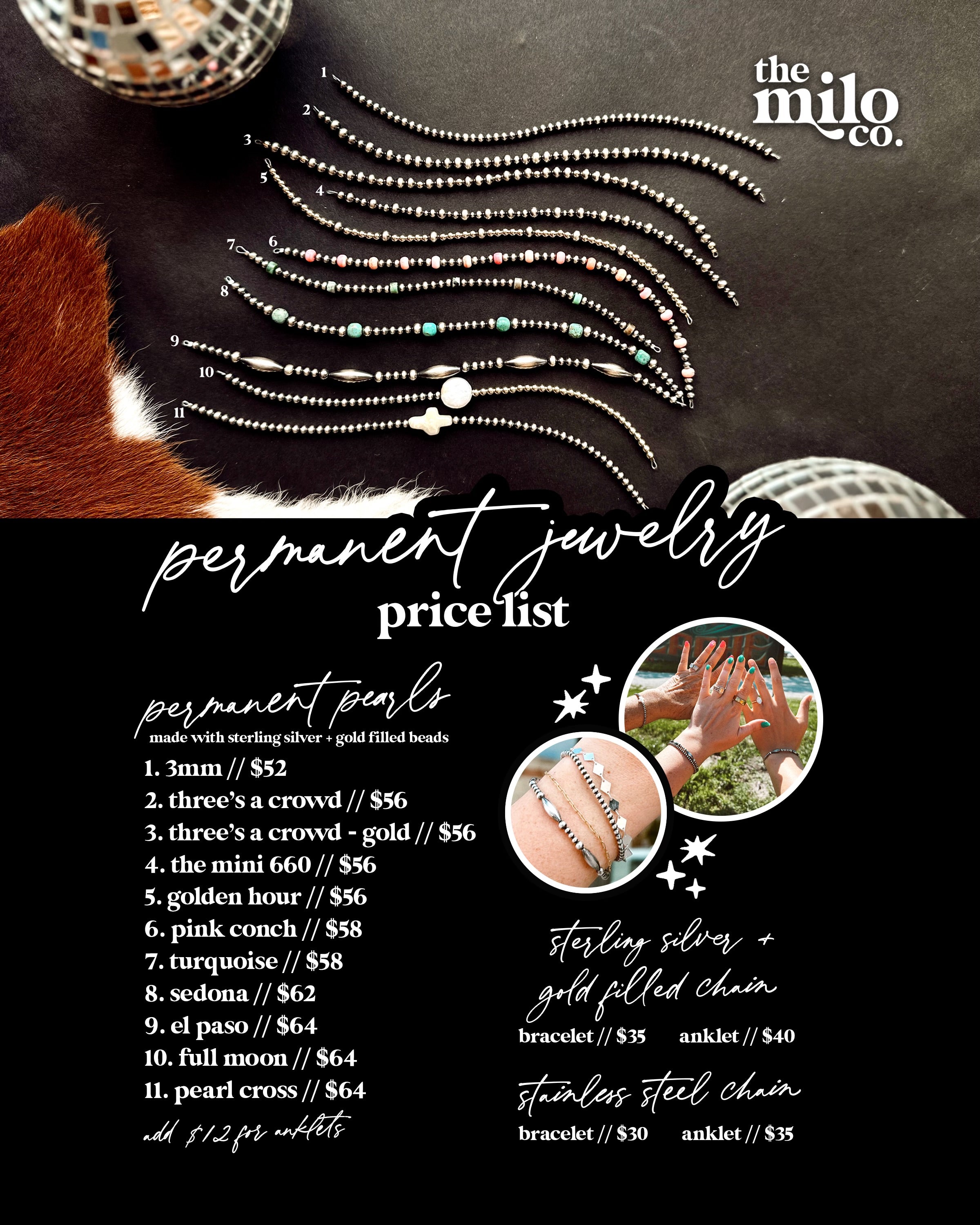 GALLATIN // Permanent Jewelry Appointment [non-refundable retainer]