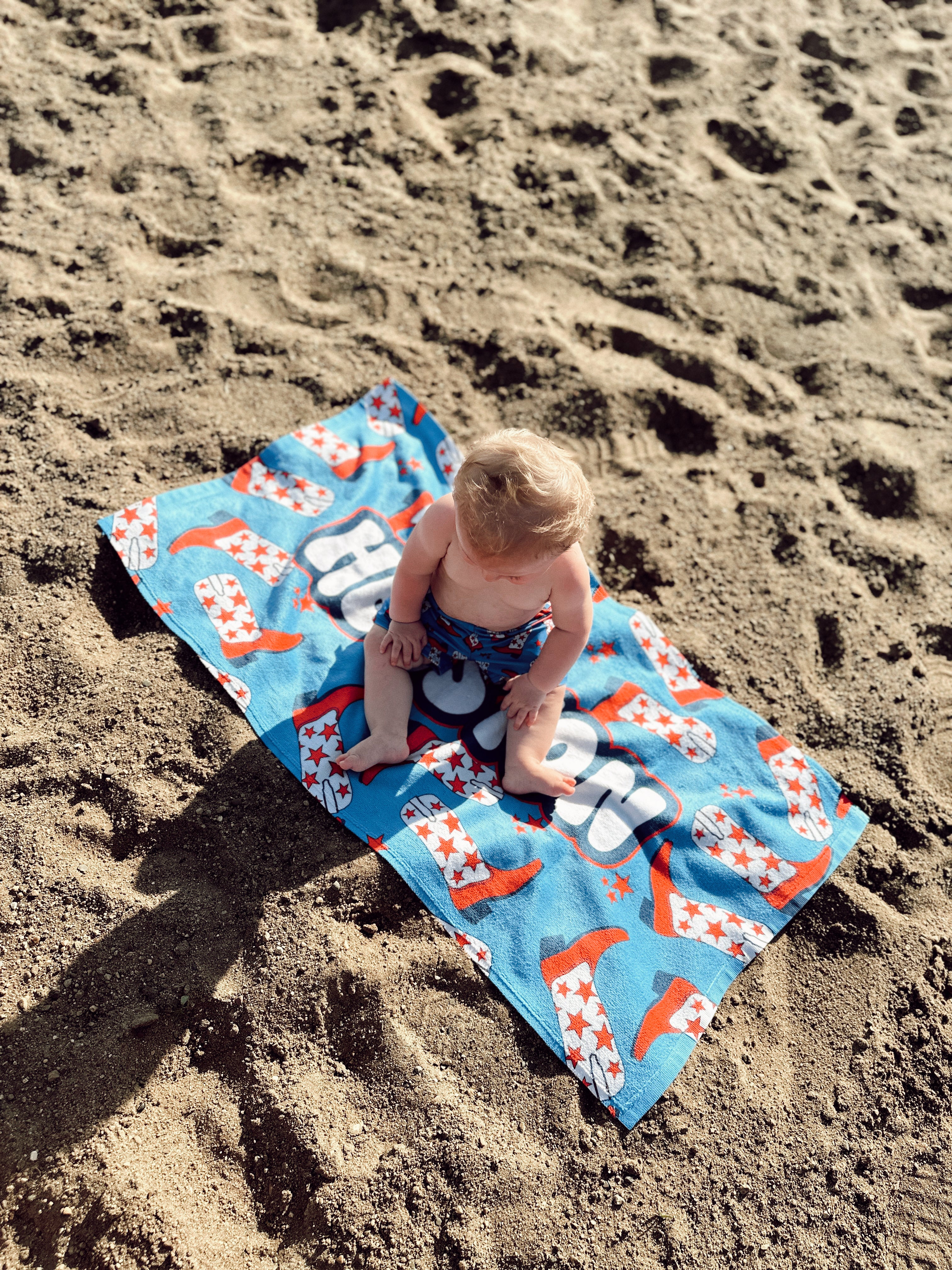 red, white + BOOTS swim