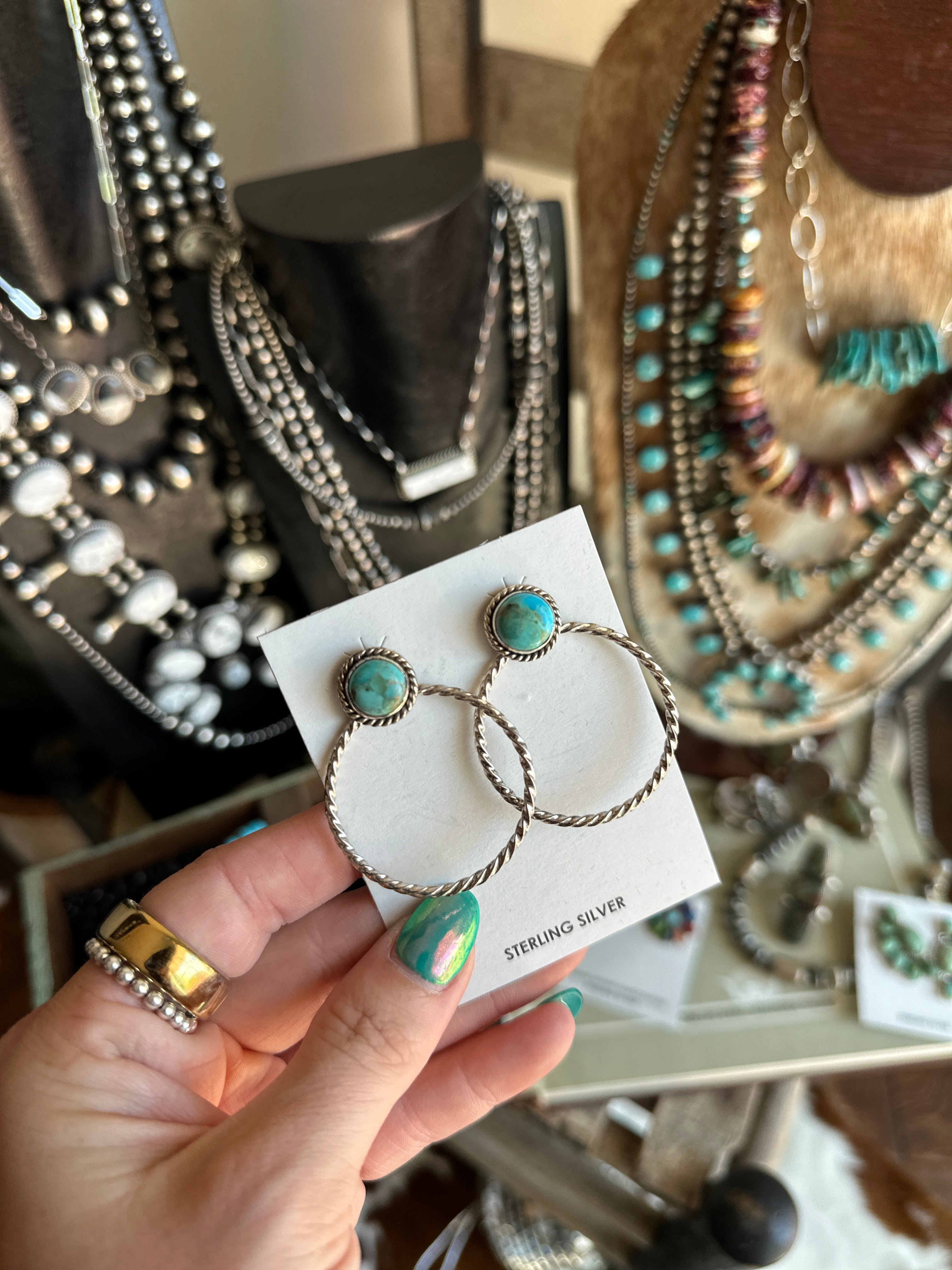 Twisted Hoop Studs