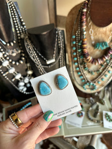 Chunky Turquoise Studs