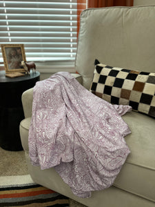 purple paisley bamboo