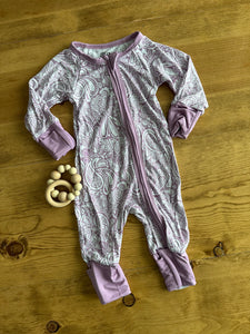 purple paisley bamboo