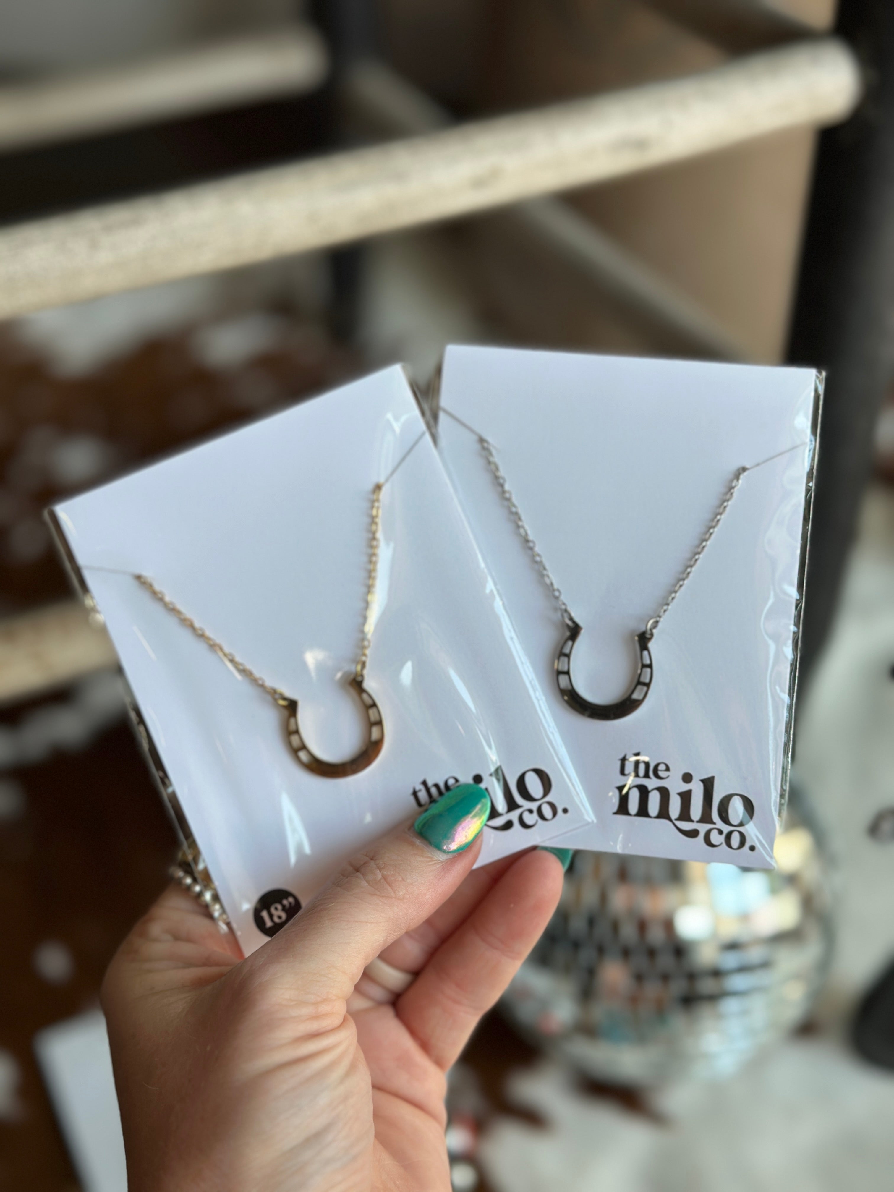 Stainless Horseshoe Necklaces