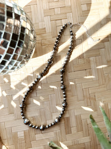 Sterling Pearl Pop Necklace