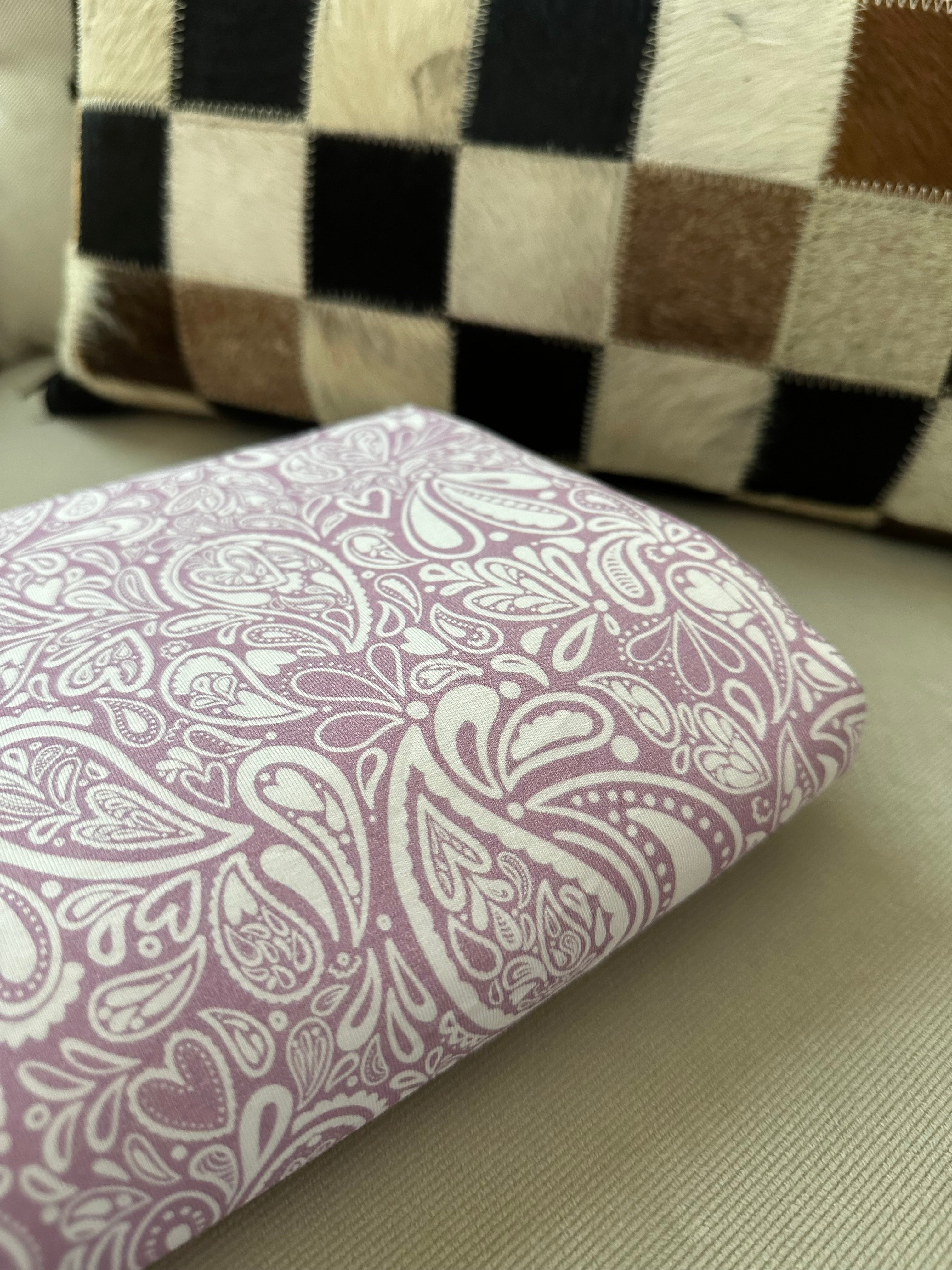 purple paisley bamboo