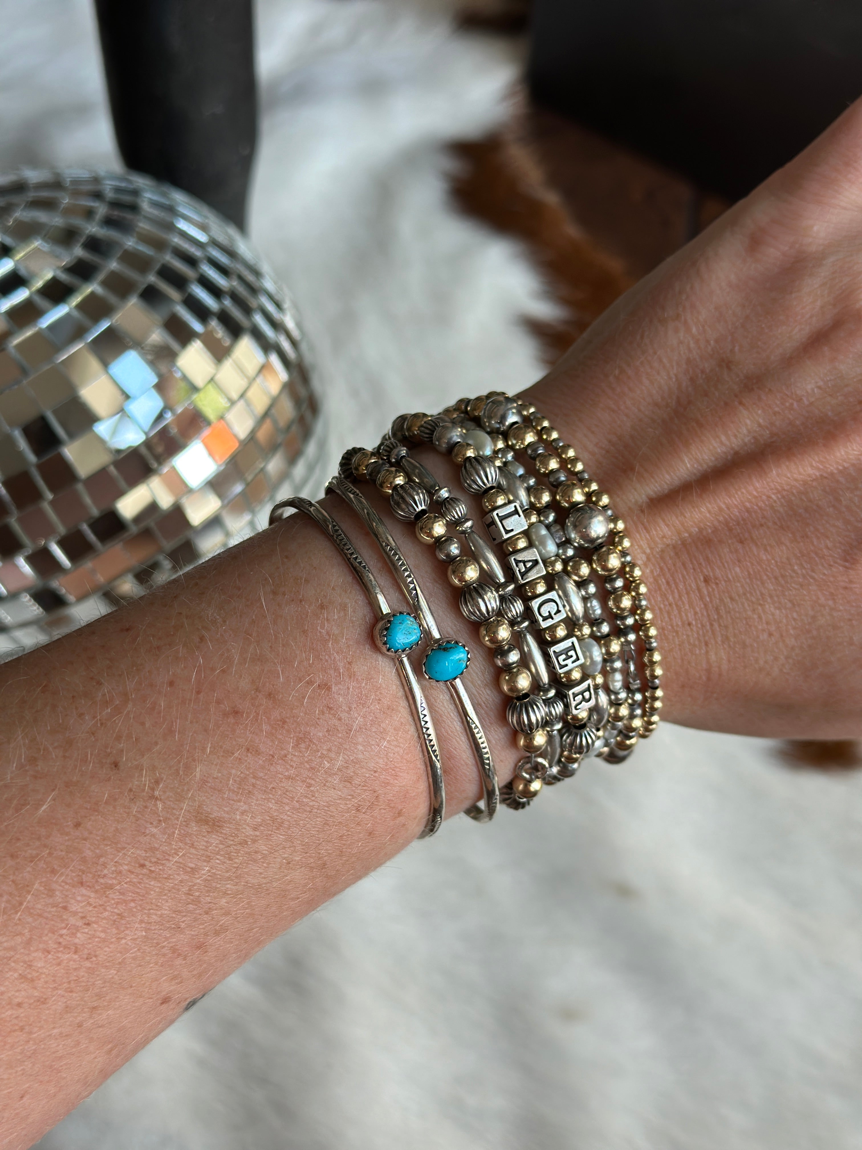 Turquoise Stacker Cuffs