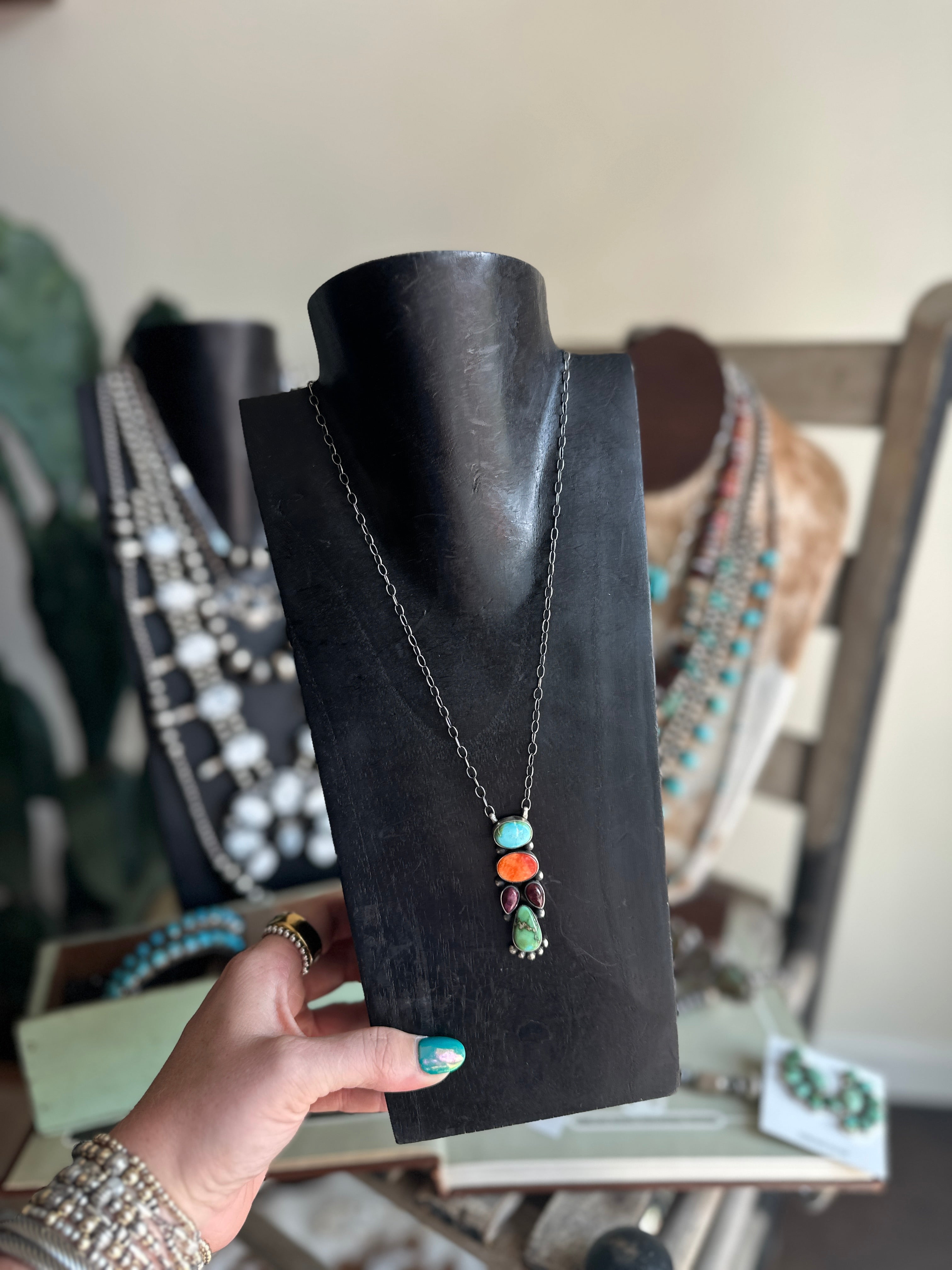 Scott Skeets Multistone Necklace