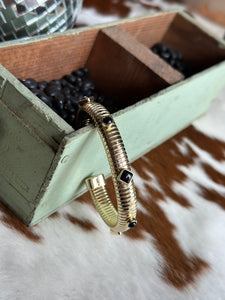 Gold + Black Cuff
