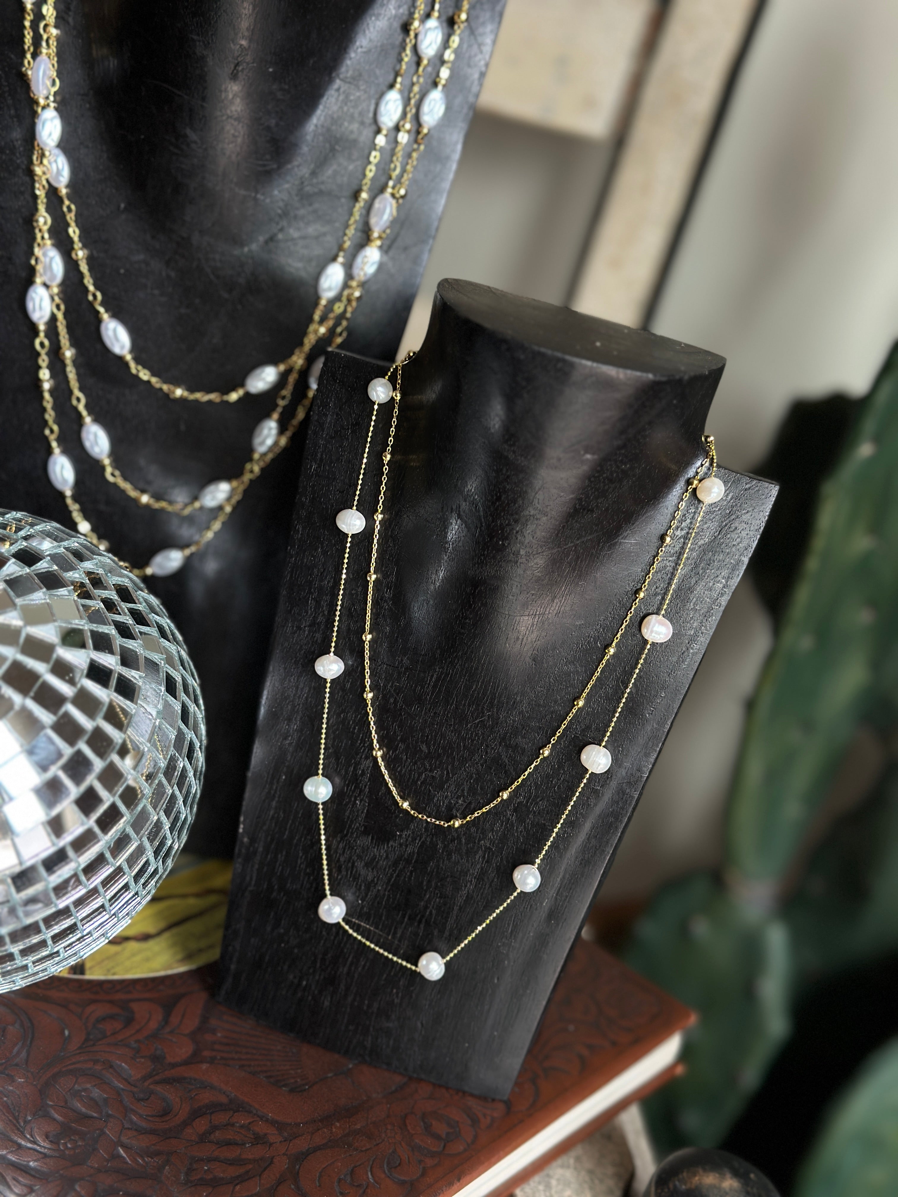 Gold Ball Necklace