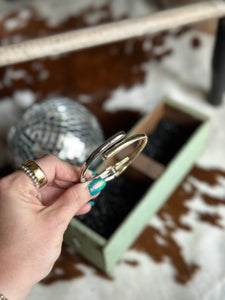 Mixed Metal Opening Bangle