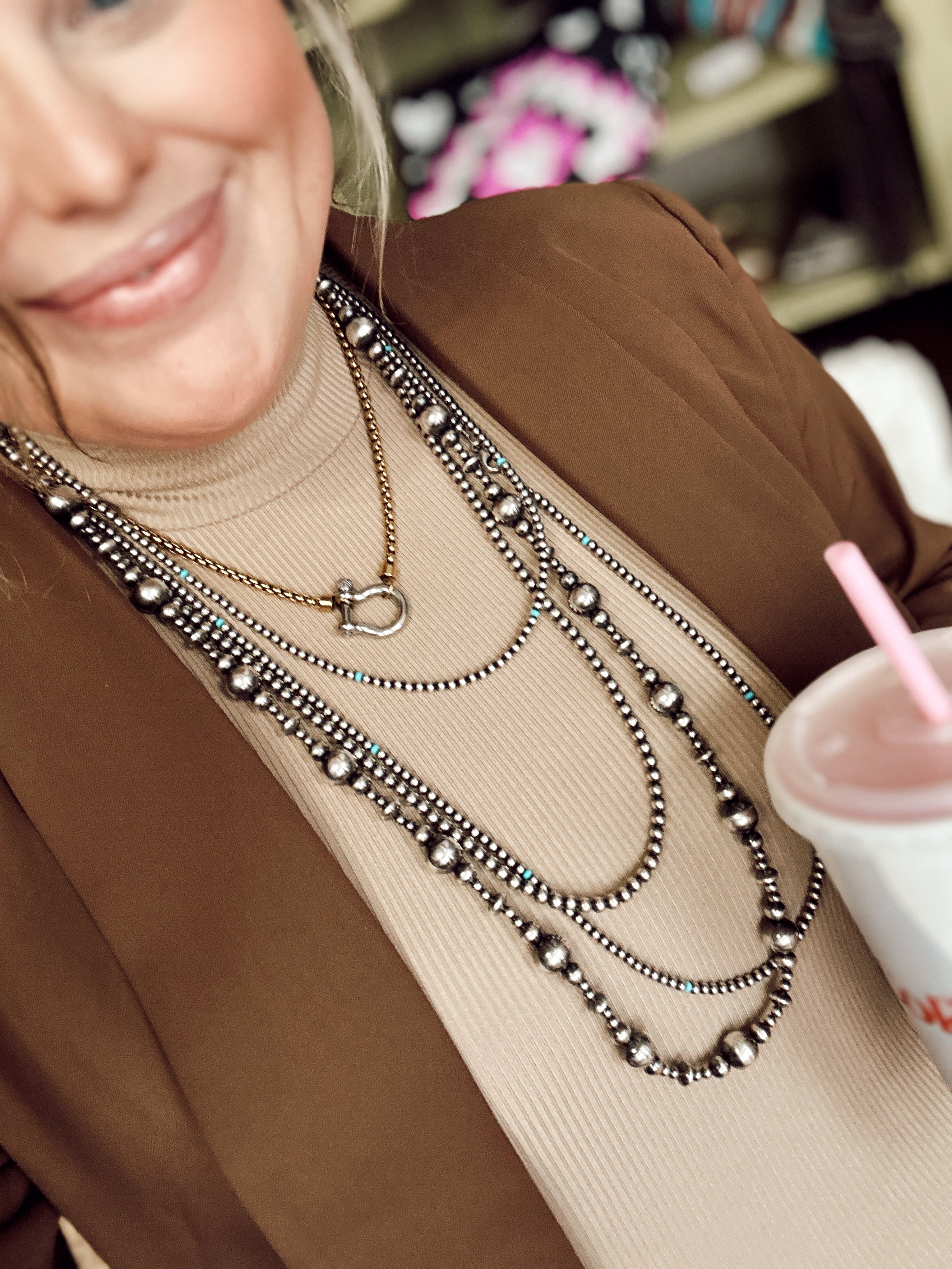 Horsin' Around // stainless bit necklace