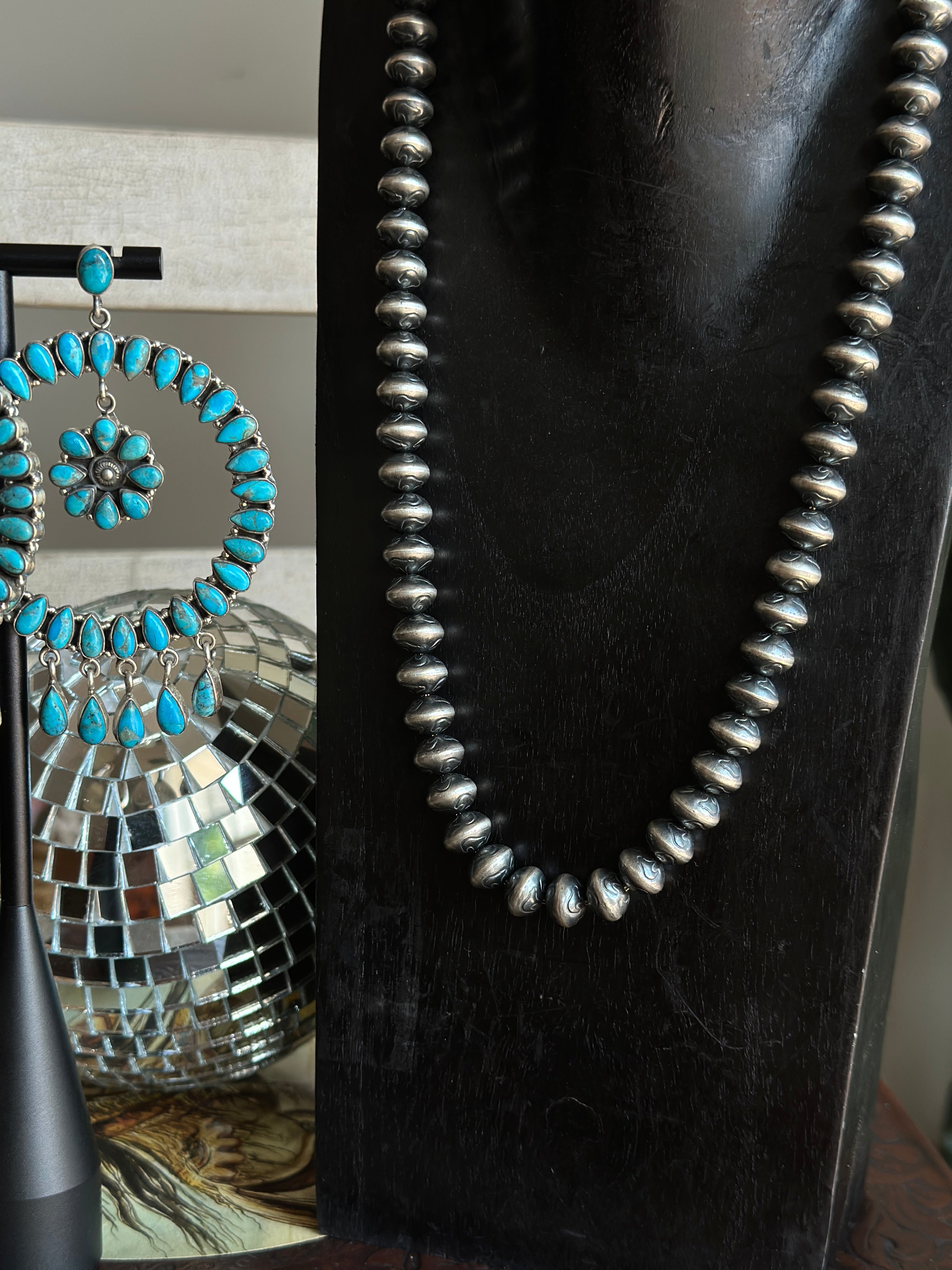 Homemade Navajo Pearl Necklace