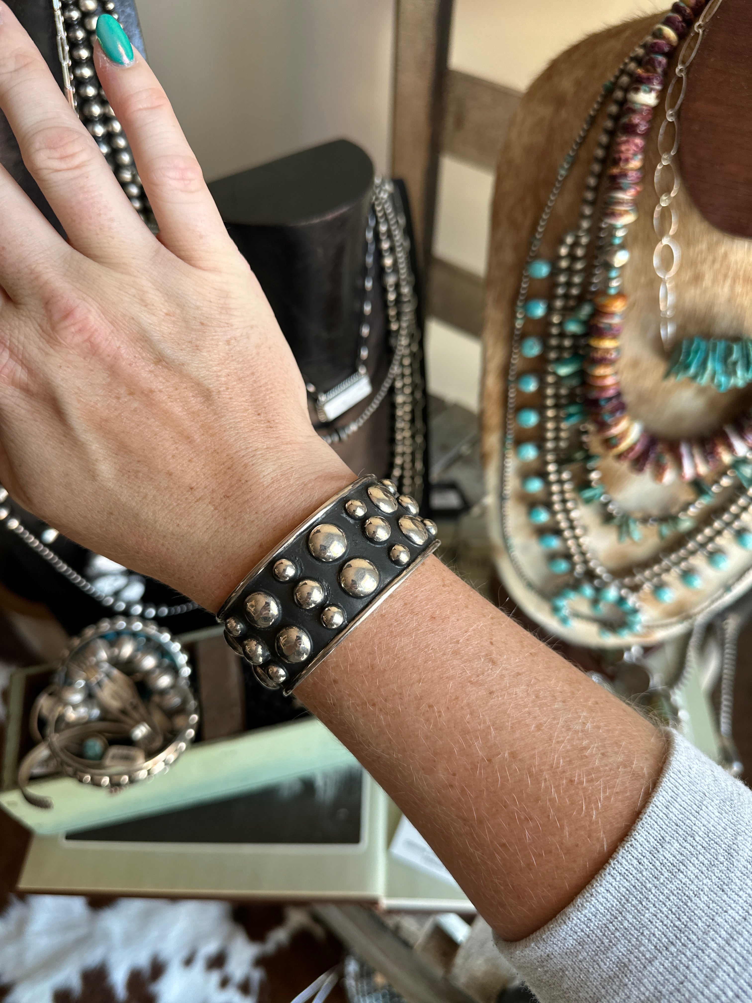 Sterling Bubble Cuff