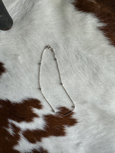 Silver Italian Anklet
