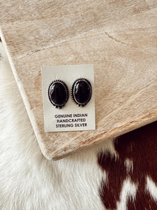 black onyx studs