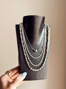 Sterling Tennis Necklaces