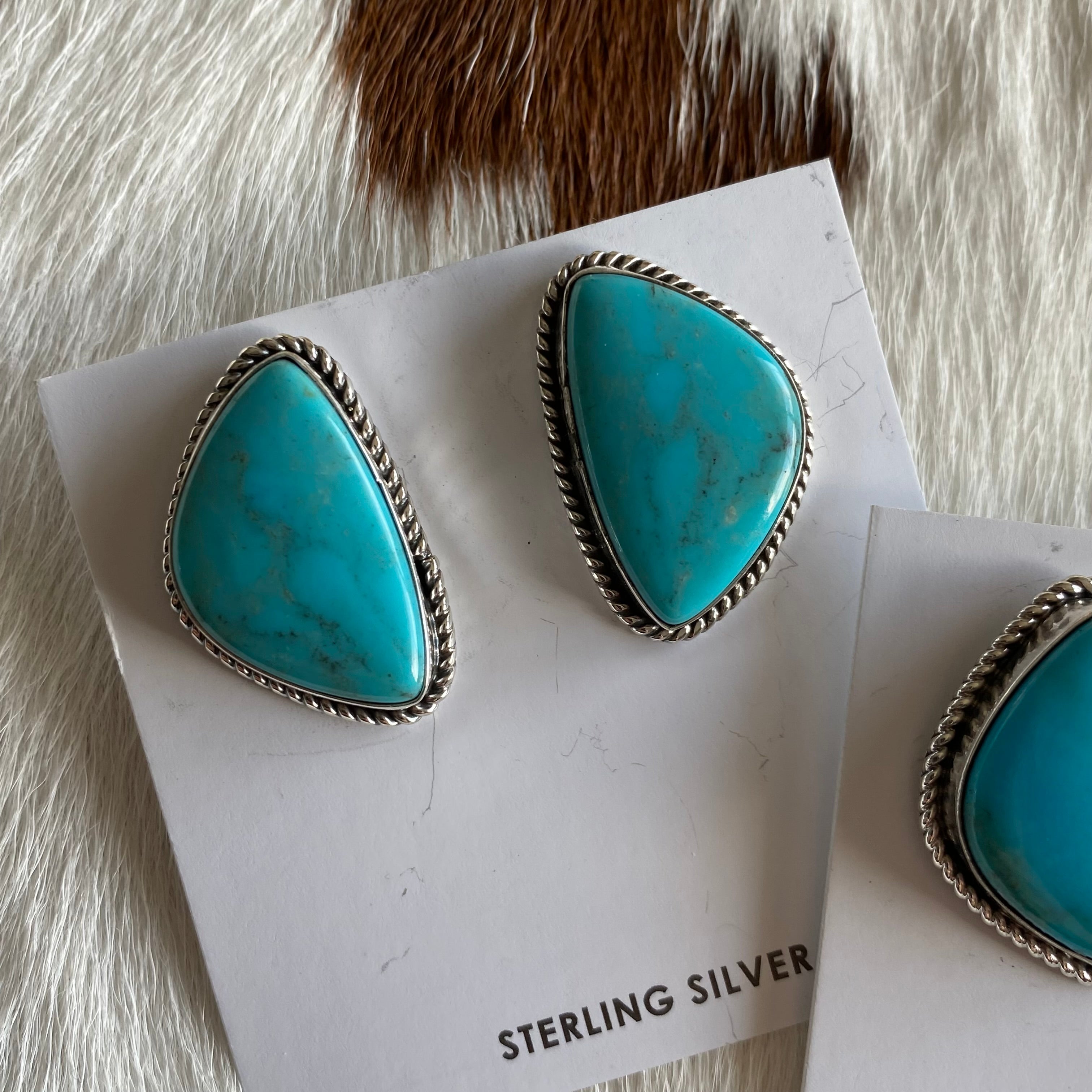 chunky stud earrings