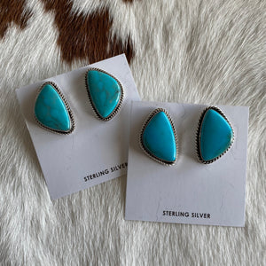 chunky stud earrings