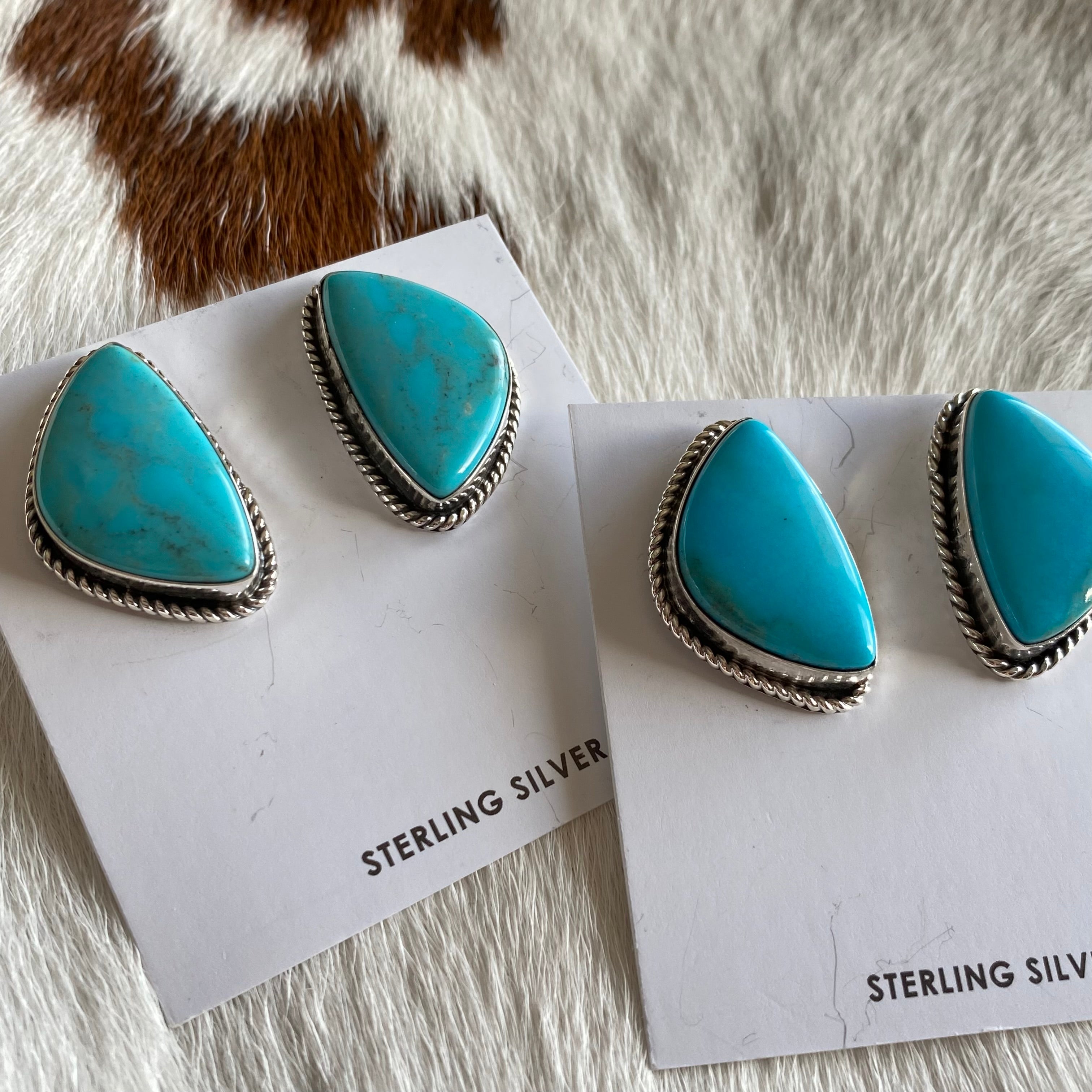 chunky stud earrings